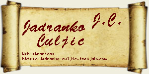 Jadranko Čuljić vizit kartica